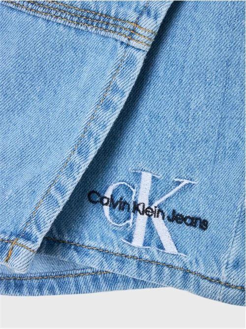 UTILITY WASHED BLUE SKORT CALVIN KLEIN JEANS | IG0IG01976/1A4